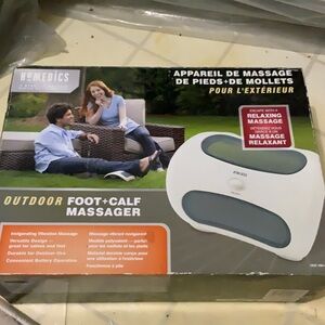 Homedics White and Gray Foot and Calf Massager